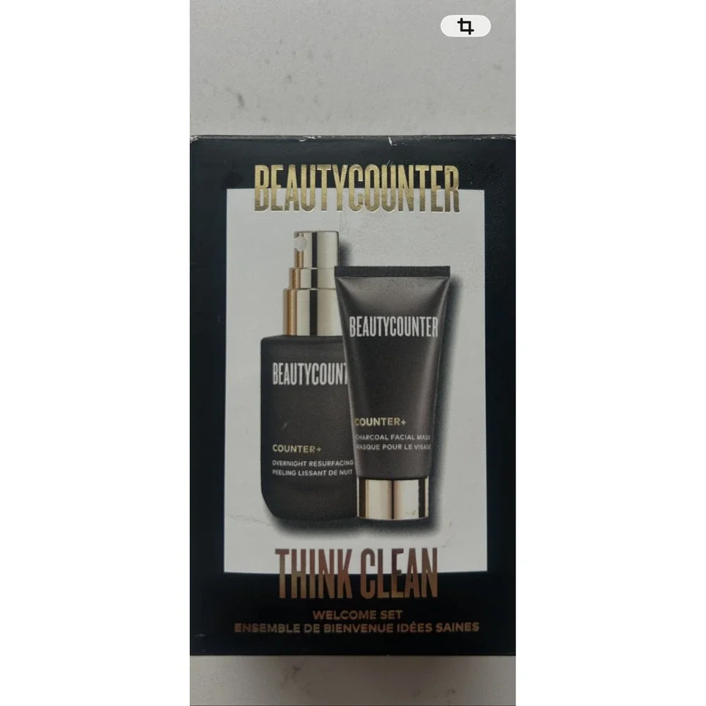 Beautycounter Counter+ Welcome Set Overnight Resurfacing‎ Peel Charcoal Mask